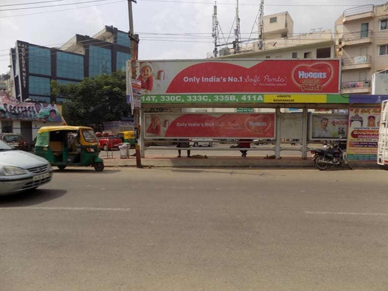 Outdoor Media Agency Bengaluru, Hoardings Advertising company Bengaluru, Bus Shelters in Bengaluru, Karnataka 